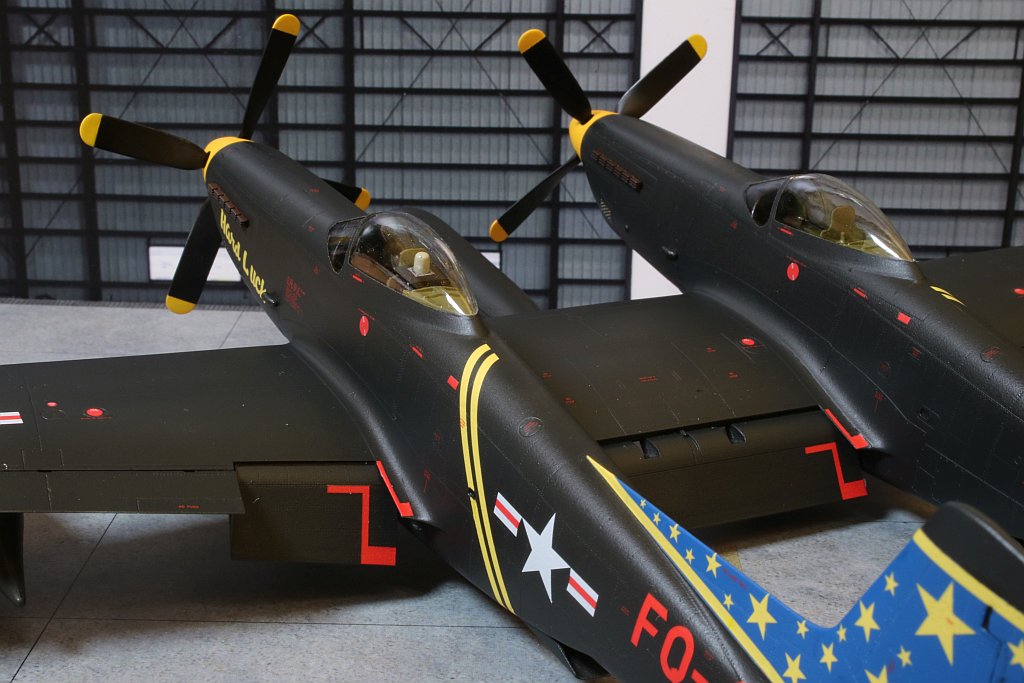 North American F-82F Twin Mustang USAF (1:48 von Modelsvit)